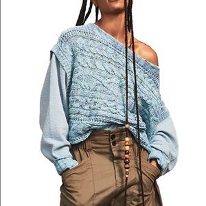 free people ‘honey’ crop sweater